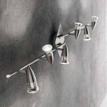 Load image into Gallery viewer, ALPHA PL | Indoor Multiple Track Wall Light Fixture, White, Chrome, Nickel &amp; Brass Design 4 &amp; 6 Lamps