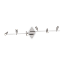 Load image into Gallery viewer, ALPHA PL | Indoor Multiple Track Wall Light Fixture, White, Chrome, Nickel &amp; Brass Design 4 &amp; 6 Lamps