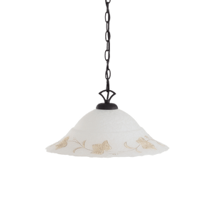 LEAF SP | Indoor Antique White Hand Painted Ceiling Pendant Light Fitting, 1 & 2 Lights