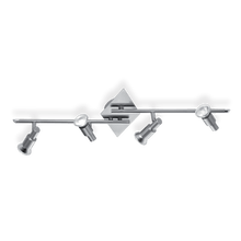Load image into Gallery viewer, SLEM PL4 | Indoor Spot Multiple Track Lights, Brass, Chrome, Nickel, White Design 4 Lights