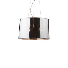 Load image into Gallery viewer, LONDON SP5 | Chrome Drum Pendant Ceiling Light Fitting, 5 Lights