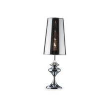 Load image into Gallery viewer, ALFIERE-TL1 | Modern Chrome Table Lamp Semi Transparent 1 Light