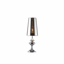 Load image into Gallery viewer, ALFIERE-TL1 | Modern Chrome Table Lamp Semi Transparent 1 Light