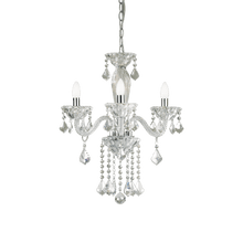 Load image into Gallery viewer, TIEPOLO SP | Clear  Glass Chandelier Ceiling Light Fitting with Crystal Droplets, 3 &amp; 5 &amp; 8 Lights