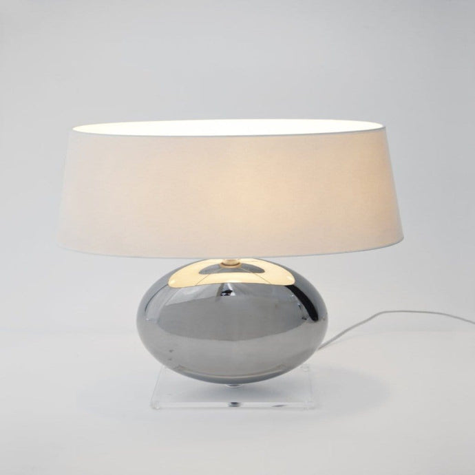 Table lamp 1-leaf BOWLING - 039 K 1260 OV - shinychandeliers.co.uk