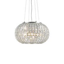 Load image into Gallery viewer, CALYPSO SP | Indoor Chrome Crystal Globe Chandelier Pendant Light Fitting, Chrome Design, 3 &amp; 5 Lights