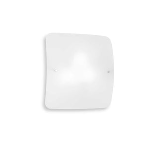 CELINE PL | White Squared Glass Diffuser Celiing & Wall Light Fitting, 2 & 3 & 4 Lights