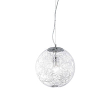 Load image into Gallery viewer, MAPA SP1 MAX &amp; ROW | Indoor White &amp; Chrome Globe Ceiling Pendant Light Fitting, 1 Light