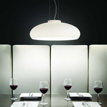 Load image into Gallery viewer, AIR SP1 | White Indoor Glass Bowl Pendant, Ceiling Light Fitting, 1 Light