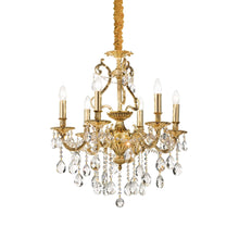 Load image into Gallery viewer, Merry SP | Metal Framed - Crystal Chandelier Ceiling Lights - Gold - Silver - Candle - 12, 8, 6 Lights