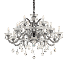 Load image into Gallery viewer, COLOSSAL SP | Crystal Candle Chandelier Ceiling Light Fitting, Ivory &amp; Clear &amp; Grey Design, 6 &amp; 8 &amp; 15 Lights