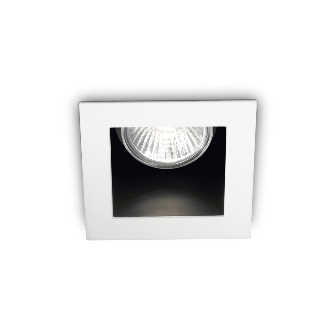 FUNKY | Indoor Square Styled Down Lights, Ceiling Light Fitting, Aluminium, Antique Brass, black, Chrome &  White Design