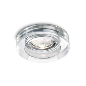 BLUES | Recessed Crystal, White, Smokey Grey Down Lights Ceiling Fitting 1 Light