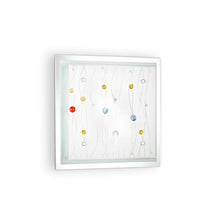 Load image into Gallery viewer, OCEAN PL | Indoor Square Designed Flush Wall Light Fitting, Multicoloured &amp; Clear Style, 2 &amp; 3 Lights