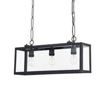 Load image into Gallery viewer, IGOR SP | Indoor Black Rectangular &amp; Square Styled Pendant Ceiling Light Fitting, 1 &amp; 3 &amp; 4 Lights option