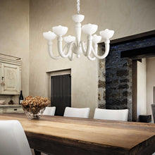 Load image into Gallery viewer, BON BON SP | Black &amp; White Chandelier Dinning Room Ceiling Light Fitting, 6 &amp; 8 Lights