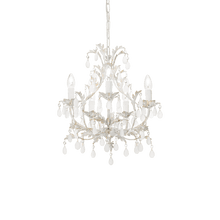 Load image into Gallery viewer, FARMHOUSE SP Range | Indoor Candle Chandeliers Antique White Ceiling Fitting 5 &amp; 8 Lights.
