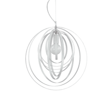 Load image into Gallery viewer, DISK SP1 | Indoor Black &amp; White &amp; Wooden Abstract Pendant, Ceiling Light Fitting, 1 Light