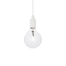Load image into Gallery viewer, EDISON SP1 | Indoor Black &amp; White Bulb Pendant Ceiling Light Fitting, 1 Light