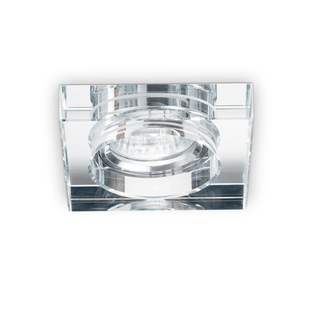 BLUES | Recessed Crystal, White, Smokey Grey Down Lights Ceiling Fitting 1 Light