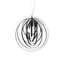 Load image into Gallery viewer, DISK SP1 | Indoor Black &amp; White &amp; Wooden Abstract Pendant, Ceiling Light Fitting, 1 Light