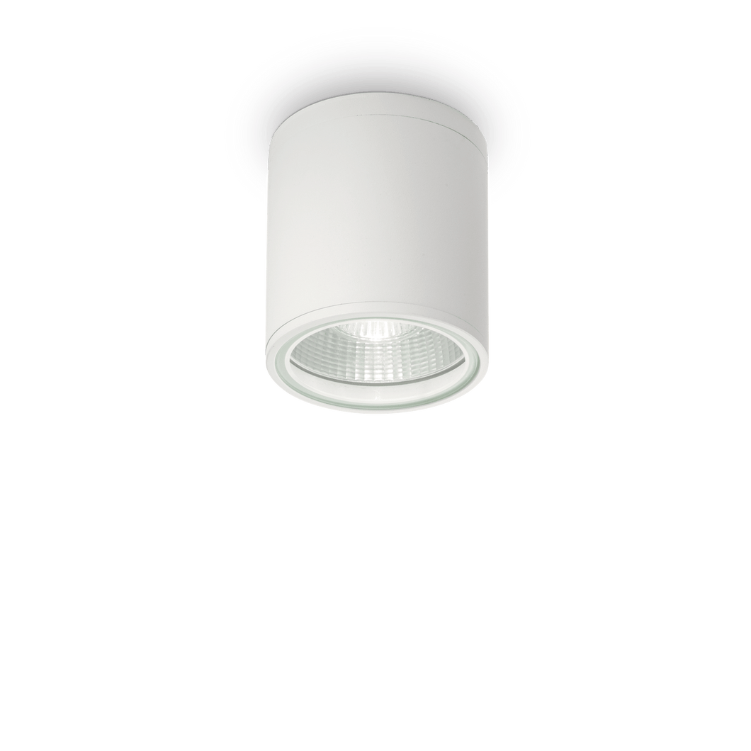 GUN PL1 | Indoor Flush Round Ceiling lights Fitting, Aluminium, Anthracite, Black, Coffee, Grey, & White Designs, 1 Light
