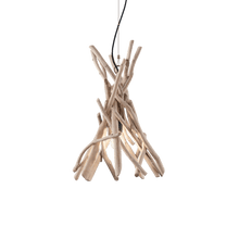 Load image into Gallery viewer, DRIFTWOOD SP1 | Natural Wooden Stick Ceiling Pendant 1 Light Farmhouse style Fitting