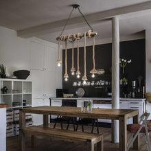 Load image into Gallery viewer, HEMP | Rope Multiple Pendant Kitchen Island Lights, Ceiling Light Fitting, 1 &amp; 2 &amp; 6 Lights