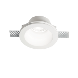 SAMBA | Indoor Flush Round & Square Design White Down Lights, Ceiling Light Fitting, 1 Light