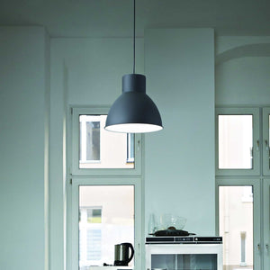 METER SP1 | Indoor Black Bowl Pendant Ceiling Light Fitting, 1 Light