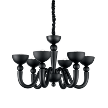 Load image into Gallery viewer, BON BON SP | Black &amp; White Chandelier Dinning Room Ceiling Light Fitting, 6 &amp; 8 Lights