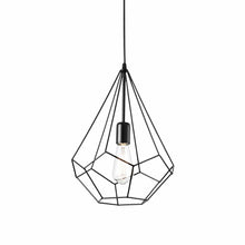 Load image into Gallery viewer, AMPOULE SP1 | Indoor Black &amp; White Abstract Caged Bulb Pendant, Ceiling Light Fitting, 1 Light