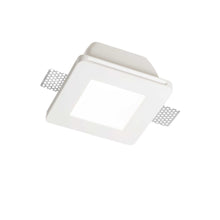 Load image into Gallery viewer, SAMBA | Indoor Flush Round &amp; Square Design White Down Lights, Ceiling Light Fitting, 1 Light