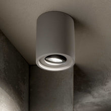 Load image into Gallery viewer, OAK SP &amp; PL | Flush &amp; Hanging Indoor Square &amp; Round Ceiling Pendant Light, White &amp; Concrete Design, 1 Light