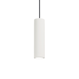 OAK SP & PL | Flush & Hanging Indoor Square & Round Ceiling Pendant Light, White & Concrete Design, 1 Light