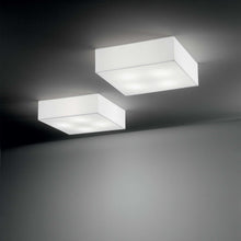 Load image into Gallery viewer, RITZ PL4 | Flush Indoor White Squared Ceiling Light Fitting, 4 Lights