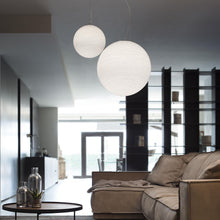 Load image into Gallery viewer, MAPA SP1 MAX &amp; ROW | Indoor White &amp; Chrome Globe Ceiling Pendant Light Fitting, 1 Light