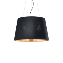 Load image into Gallery viewer, NORDIK SP6 | Indoor Black Drum Pendant Light Fitting, 4 &amp; 6 Lights