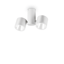 Load image into Gallery viewer, SUNGLASSES PL | Anthracite &amp; White Design Outdoor LED Ceiling Light Fitting, 2 Lights