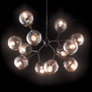 KEPLER SP | Indoor Sputnik Modern Chandelier Light Ceiling Pendant Fitting, 12 & 18 Lights