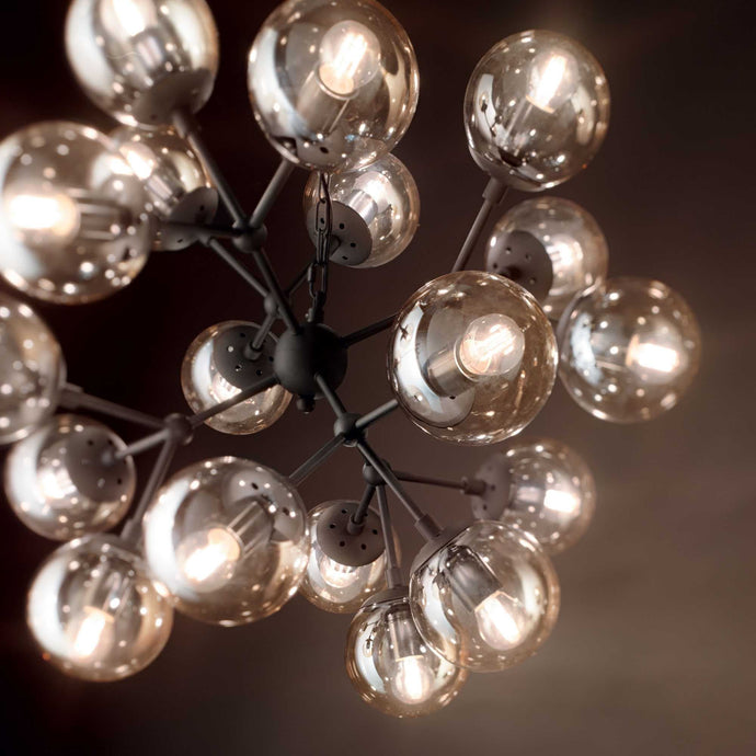 KEPLER SP | Indoor Sputnik Modern Chandelier Light Ceiling Pendant Fitting, 12 & 18 Lights