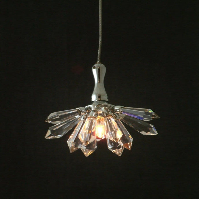 Pendant lamp 1-leaf. SERENATA FIORE - 162 K 1512 X - shinychandeliers.co.uk