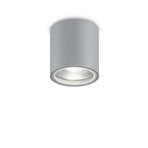 GUN PL1 | Indoor Flush Round Ceiling lights Fitting, Aluminium, Anthracite, Black, Coffee, Grey, & White Designs, 1 Light