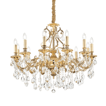Load image into Gallery viewer, Merry SP | Metal Framed - Crystal Chandelier Ceiling Lights - Gold - Silver - Candle - 12, 8, 6 Lights