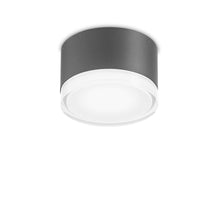 Load image into Gallery viewer, URANUS PL1 BIG &amp; SMALL | Flush Outdoor Wall &amp; Ceiling Light Fitting, Anthracite &amp; White Design, 1 Light, IP44