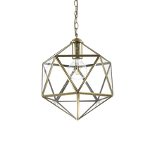 Load image into Gallery viewer, DECA SP1 | Antique Brass Indoor Abstract Pendant Ceiling Light Fitting, 1 Light