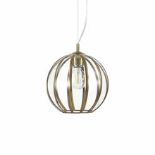 Load image into Gallery viewer, RONDO SP1 | Indoor Hanging Antique Brass Glass Globe Pendant, Ceiling Light Fitting, Big &amp; Small Design, 1 Light