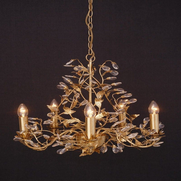 Hanging lamp 5-flg. BUONO MEDIUM - 178 1507 G - shinychandeliers.co.uk