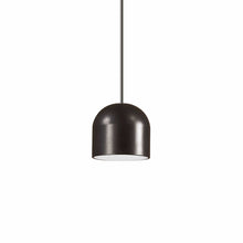 Load image into Gallery viewer, TALL SP1 BIG &amp; SMALL | Indoor Height Adjustable Bowl Pendant Ceiling Light Fitting, Black &amp; White Design, 1 Light