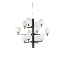 Load image into Gallery viewer, COPERNICUS SP | Black &amp; White Modern Style Multiple Pendant Chandelier Ceiling Light Fitting, 12 &amp; 20 Lights
